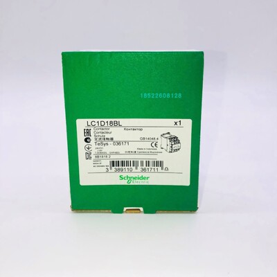 施耐德直流接触器LC1D18BL 24VDC直流 商假一罚十