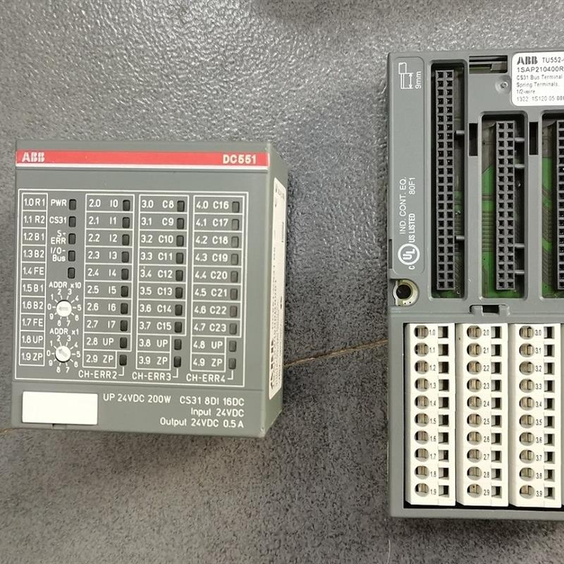 DC551-CS31/1SAP220500R0001 TU552/210400 TU551/210600
