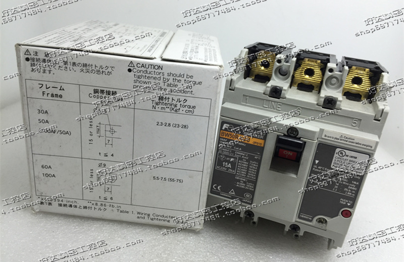 原装正品 富士FUJI 断路器 BW50RAGU-3P015 3P 15A 现货全新 特价