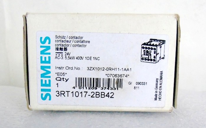接触器 3RT1017-2BB41 3RT1017-2AP04 3RT1017-2AP01