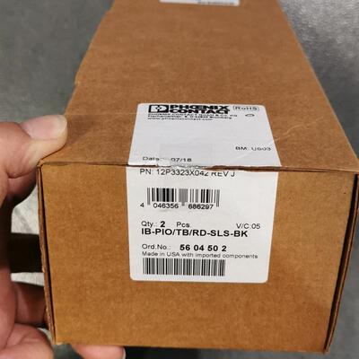 议价 5604502  IB-PIO/TB/RD-SLS-BK  菲尼克斯 全新现货