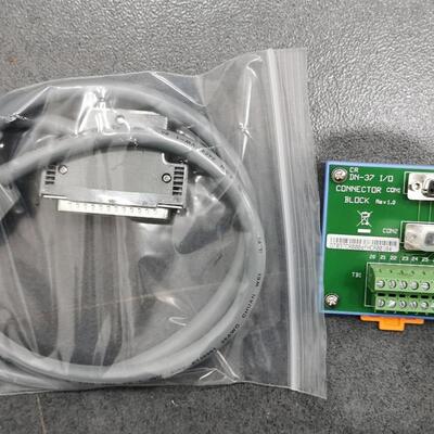 DN-37 CA-3710 37针端子台和1米连接线   二手现货