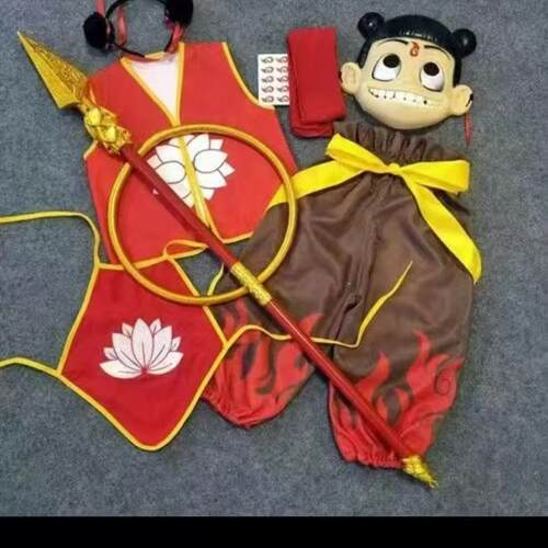 哪吒cos服动漫服装女童