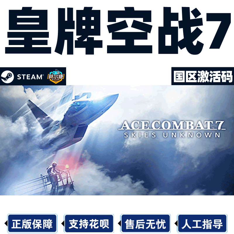 steam皇牌空战7未知领域 key激活码 壮志凌云 PC正版游戏 未知空域 ACE COMBAT 7: SKIES UNKNOWN 国区游戏