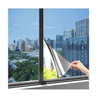 整卷隔热膜窗户玻璃贴膜反光单向透视阳台阳光房防晒遮光遮阳贴纸