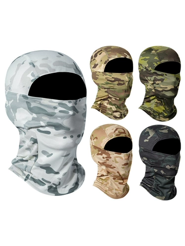 Камуфляжный шелковый шлем, дорожная маска, шарф для велоспорта, дышащий ветрозащитный шарф-платок, защита от солнца