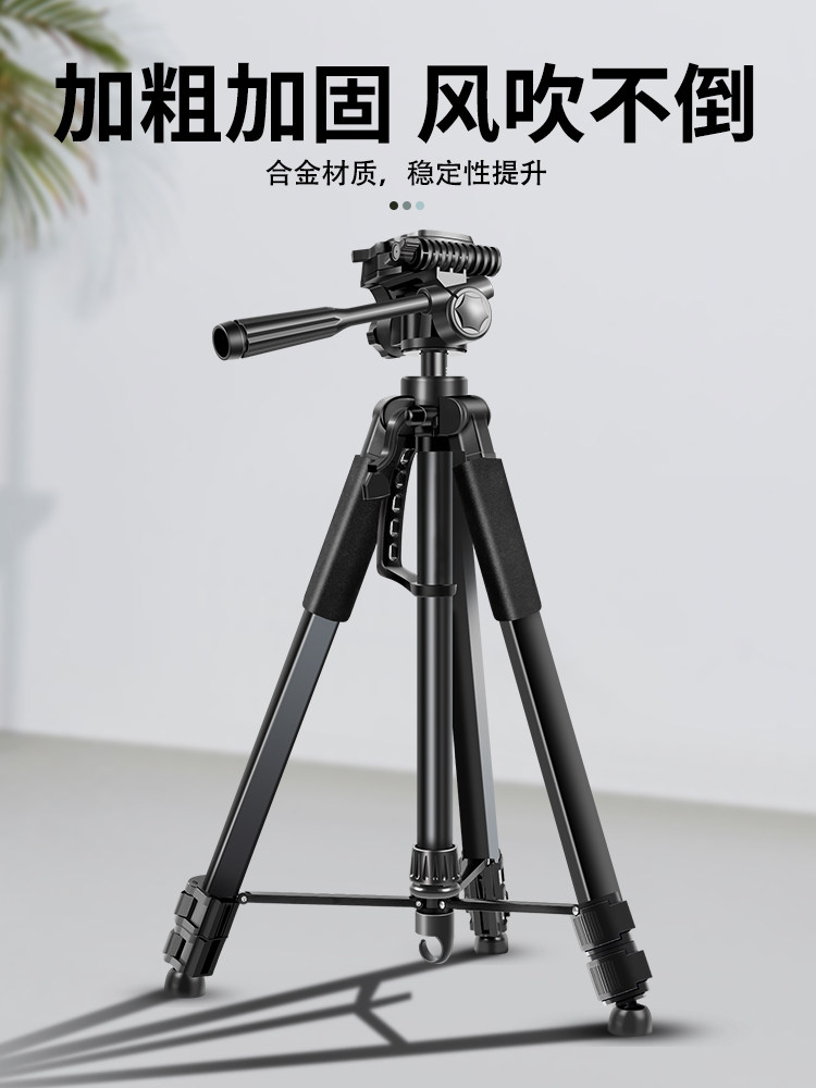 필라이트가 포함된 라이브 방송 촬영을 위한 휴대폰 홀더용 특수 삼각대 접이식 인터넷 유명인 촬영 비디오 및 셀카 아티팩트 삼각대 범용 범용 온라인 수업 플로어 스탠딩 다기능 지지대