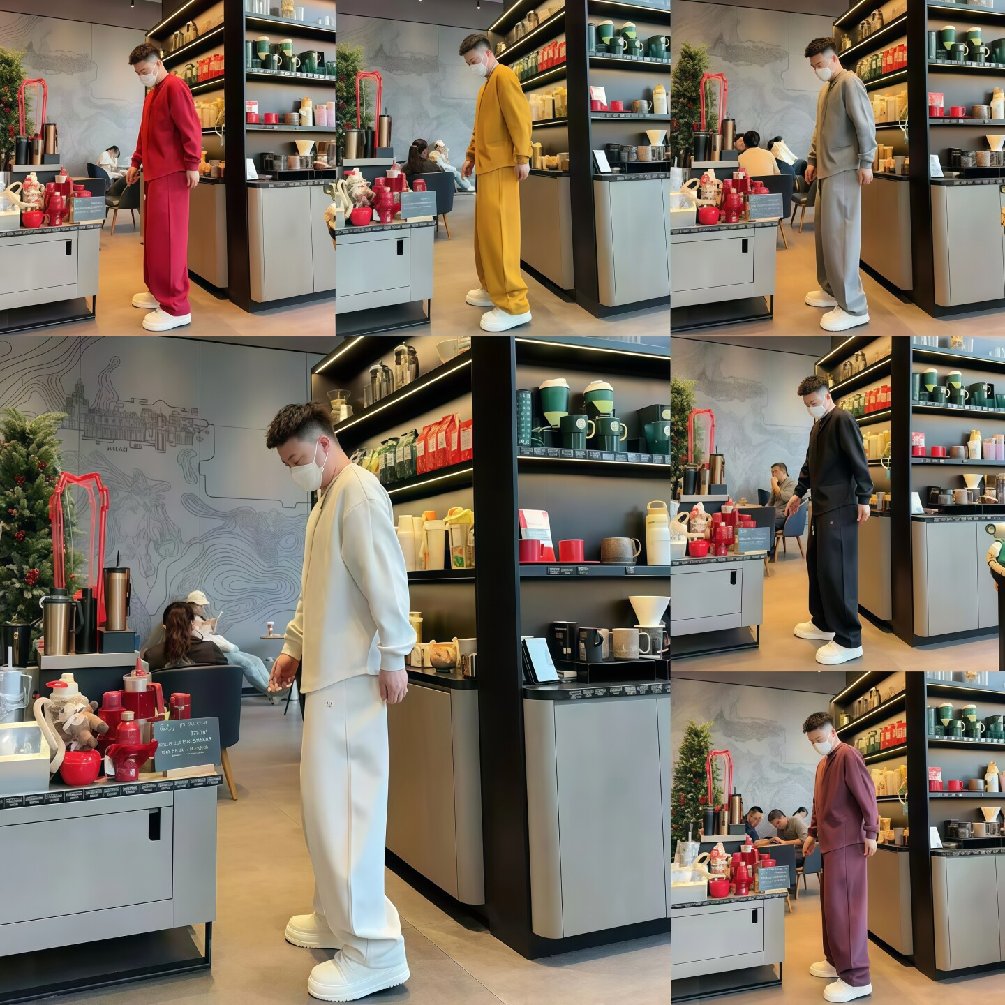 直播间同款男款冬季加绒保暖休闲套装潮流百搭卫衣卫裤两件套情侣