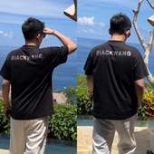 短袖 男士 T恤时尚 韩版 百搭透气上衣 字母烫钻夏季 潮流半袖 新款