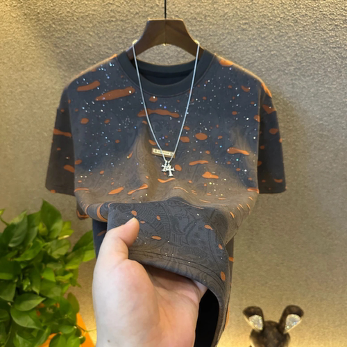 秋季新款男士短袖T恤时尚潮流