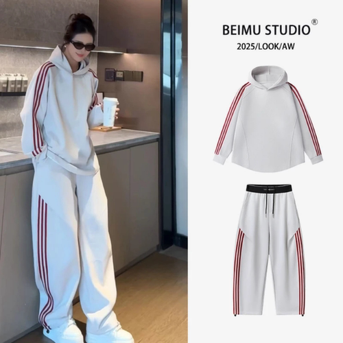 秋季百搭时尚休闲运动套装情侣