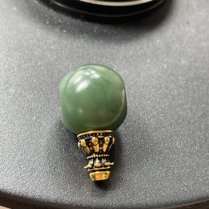 新品和田玉碧玉老型珠改三通配饰文玩配饰14mm三通套组