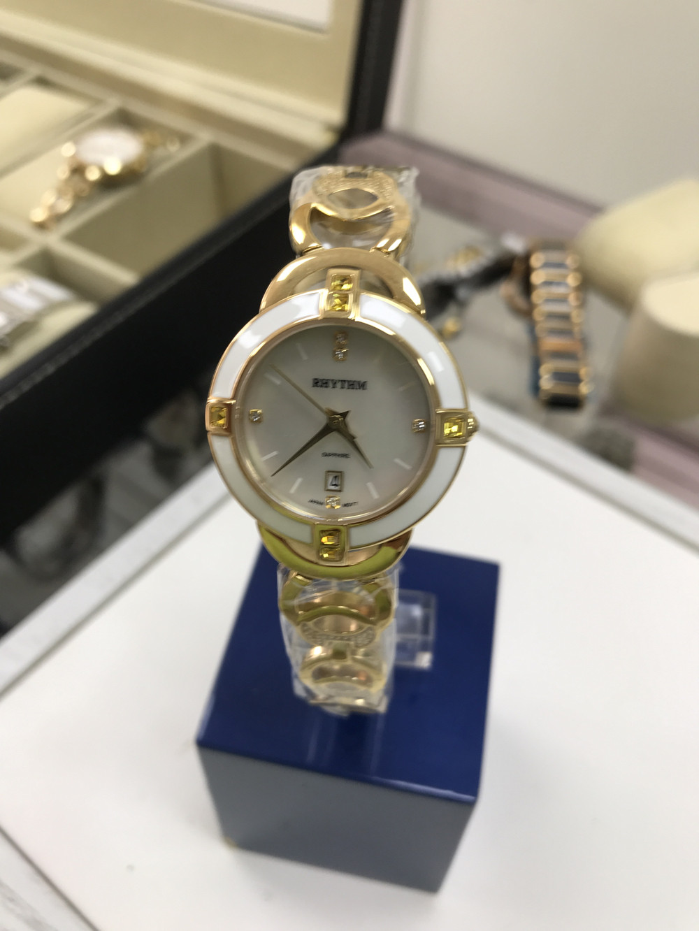 正品rhythm进口日本丽声时计手表  尺寸:29mm 进口石英 质保1年