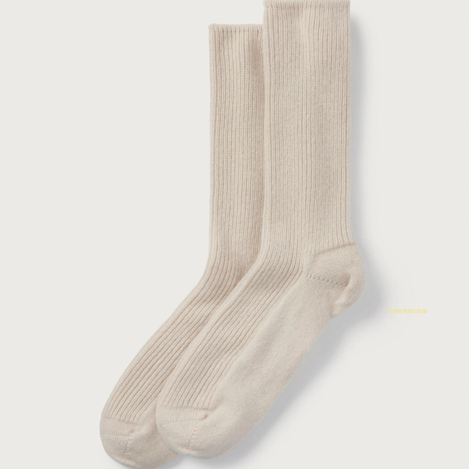 The white company英国代购女士纯羊绒袜子保暖加厚中筒袜冬季