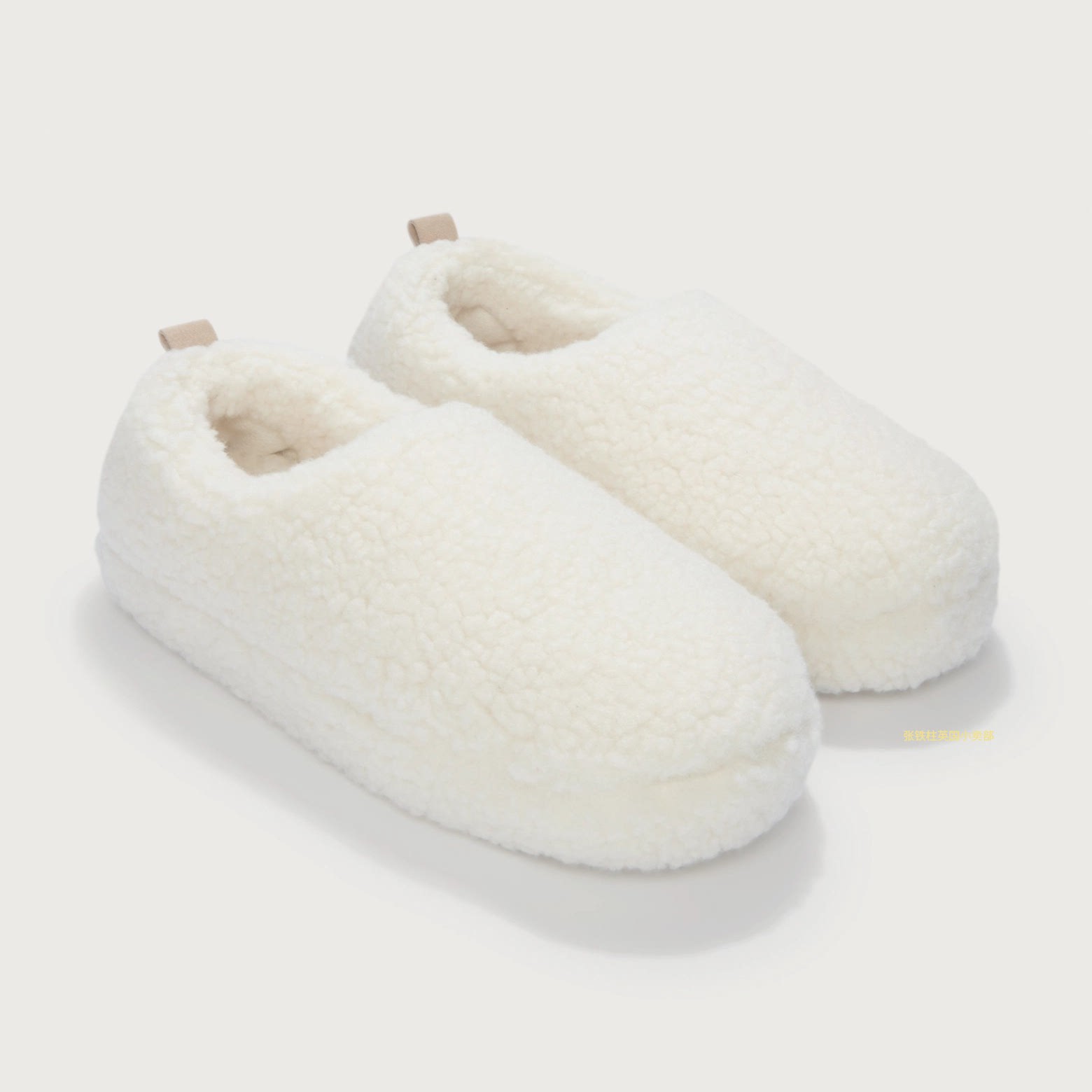 The white company英国代购女士毛绒拖鞋厚实家居保暖秋冬新款