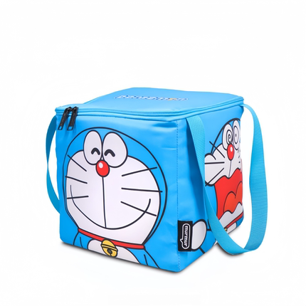 卡通可爱叮当猫饭盒袋上班族学生手提便当袋可爱便当包户外野餐包