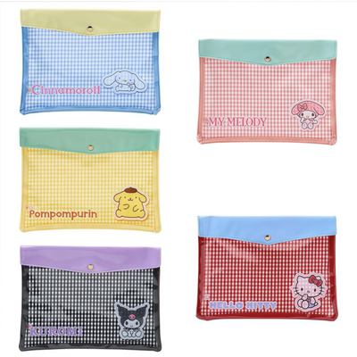 日系卡通可爱猫咪库洛米玉桂狗文件收纳袋小物件收纳包化妆包
