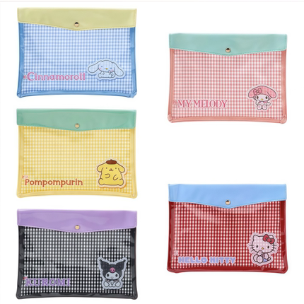 日系卡通可爱猫咪库洛米玉桂狗文件收纳袋小物件收纳包化妆包
