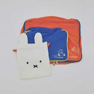 卡通小兔子印花尼龙布衣物行李杂物整理三件套分装收纳包洗漱包