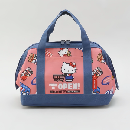 卡通猫咪饭盒袋学生手提带饭包上班族便当包野餐手拎包收纳包