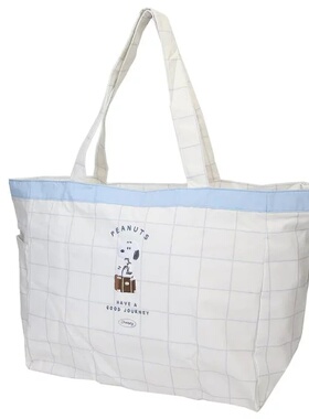 日系卡通折叠小狗妈咪包大容量收纳包便携旅行行李袋可套拉杆箱