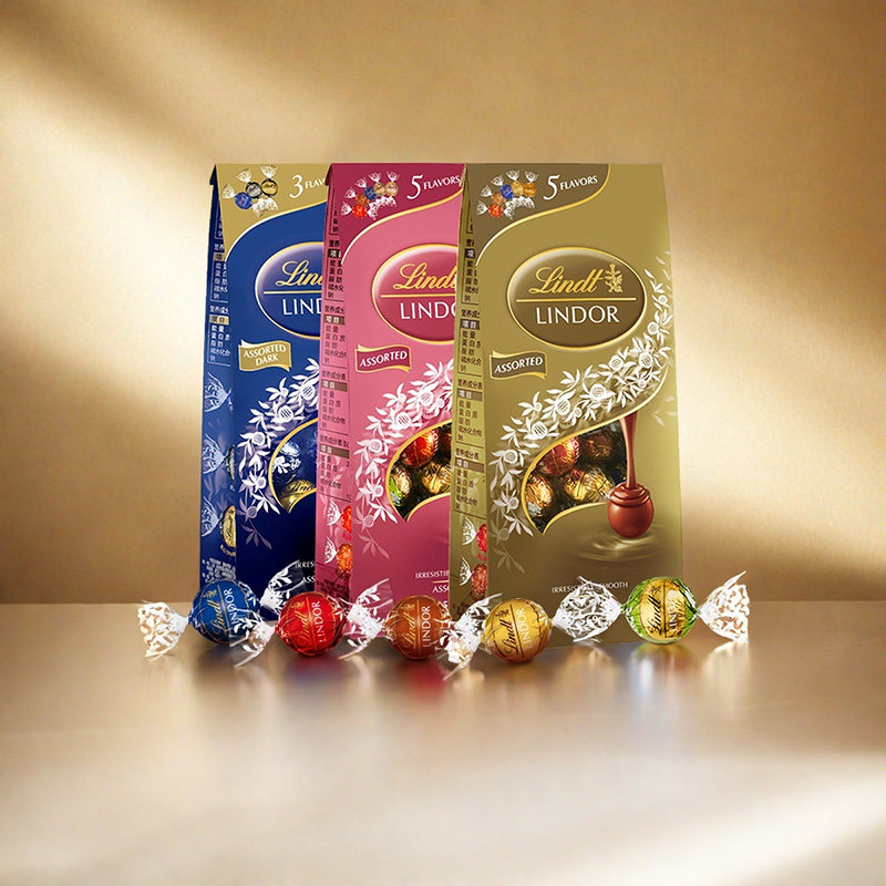 【新品推荐】Lindt瑞士莲软心牛奶巧克力精选多口味分享官方正品