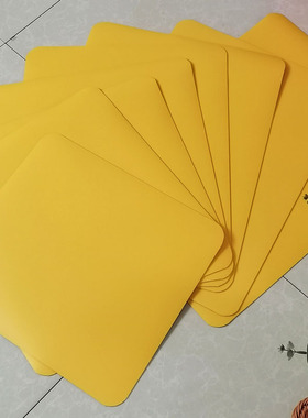 PVC塑料光面地垫 免洗金黄色迷你小地垫 尺寸可定制 直接拍随机发