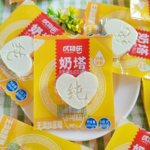 成格乐奶塔奶香味浓微甜不腻