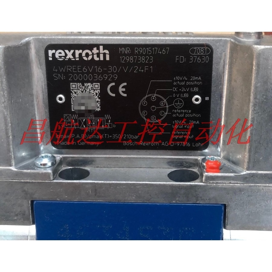 议价 R901517467 4WREE6V16-3X/V/24F1力士乐比例方向控制阀Rexr