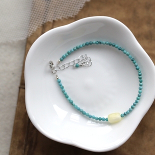 没有一个春天不会到来 - 收藏ji天然绿松石手链 新年礼物