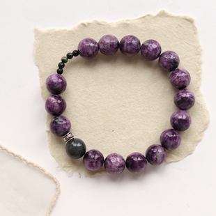 #孤品# 梨绘小渠 - 收藏ji紫龙晶手串