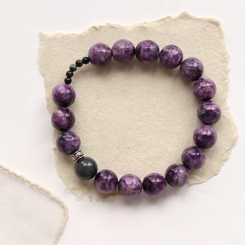 梨绘小渠-收藏ji紫龙晶手串