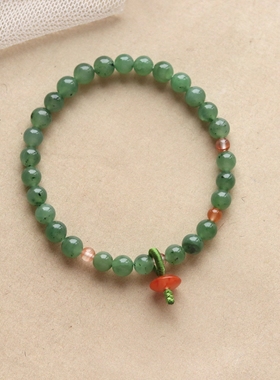 向上生长的快乐-碧玉手串