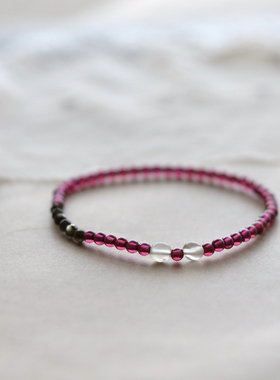 与岁月把酒言欢-石榴石手串