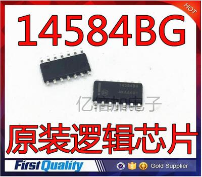 原装进口 MC14584BDR2G 全新 14584BG 贴片 SOP-14 逻辑芯片