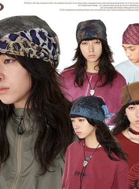 物理少年physical band系列「影像」乐队方巾头巾透气夏 64*68cm