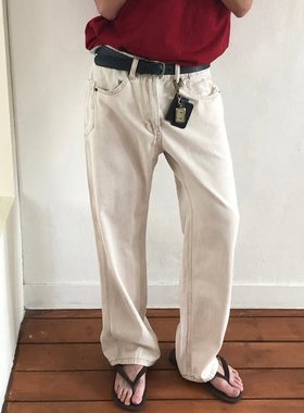 东大门韩国代购vintage个性潮流机能风复古百搭休闲裤男女-PT4485