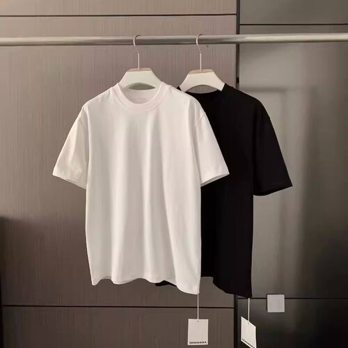 韩国代购男装SIGNIGT重工精梳棉阔版夏季高品休闲短袖T恤B-TS5202