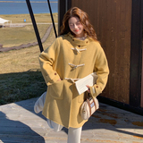 新款双面呢大衣2D073-66158-P275-K398，女装毛呢外套，2D073