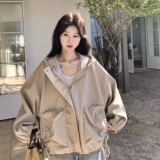 新款大货拼接风衣外套2D073-3005-P175-K288，女装风衣，2D073