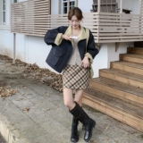 小个子双面羊绒大衣女2025秋冬新款韩系高级感百搭羊毛大衣短外套，女装毛呢外套，2D073