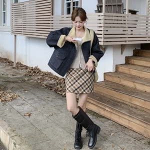 小个子双面羊绒大衣女2025秋冬新款韩系高级感百搭羊毛大衣短外套图片