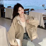 新款大货拼接风衣外套2D073-3005-P175-K288，女装风衣，2D073