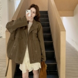 大货牛仔风衣2D073-66128-P165-K238，女装风衣，2D073