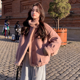 皮毛一体2D073-88106-P185-K268，女装毛呢外套，2D073