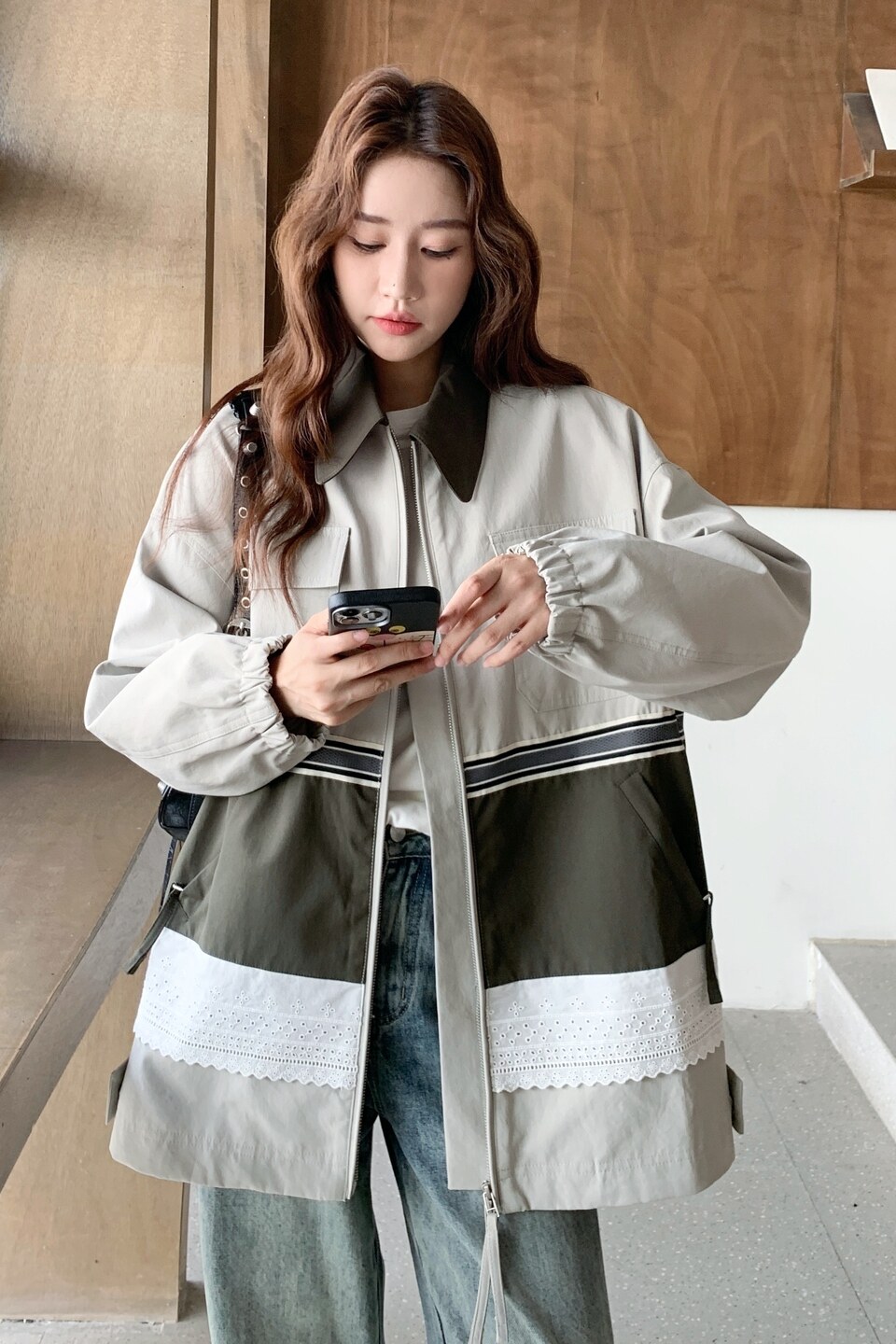 现货春款新款风衣2D073-66116-P165-K238,女装风衣,2D073