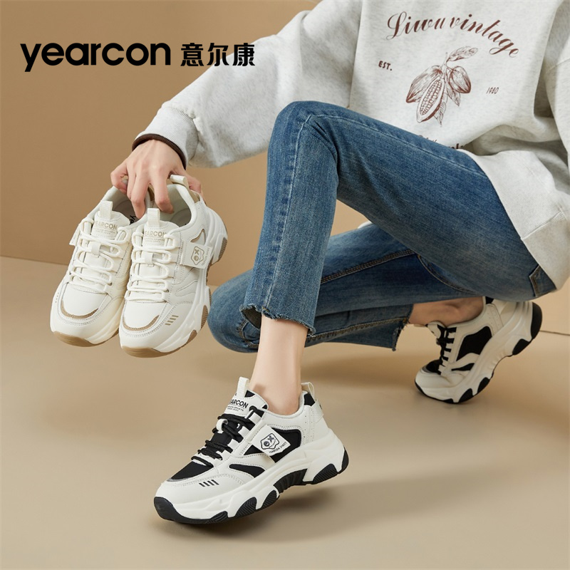 意尔康官方旗舰店潮爆款老爹鞋女