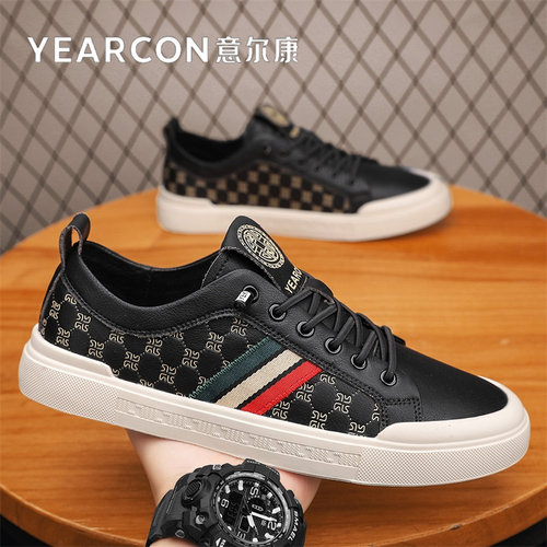 意尔康官方旗舰店休闲加绒小白鞋