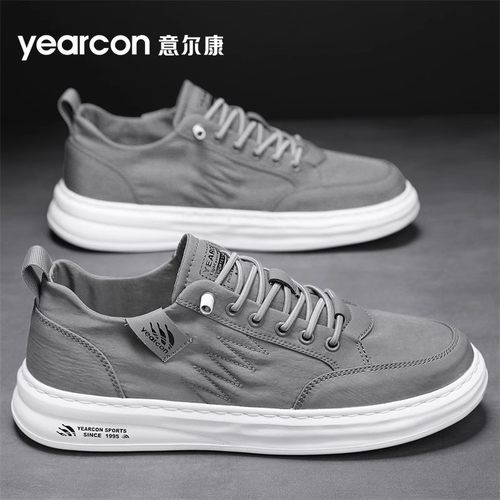 意尔康官方旗舰店男士休闲帆布鞋