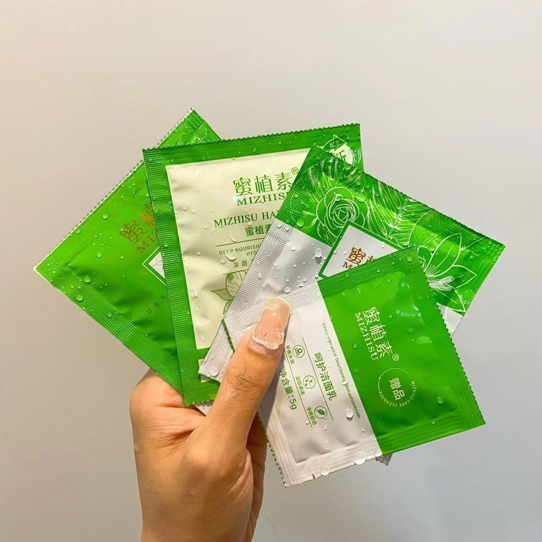 蜜植素试用装洗发水发膜沐浴露洗面奶袋装旅行装小样柔顺蓬松止痒图片